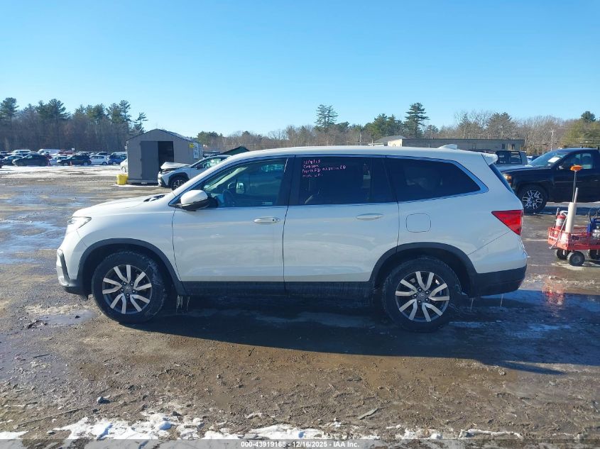 2019 Honda Pilot Ex-L VIN: 5FNYF6H5XKB038277 Lot: 43919168
