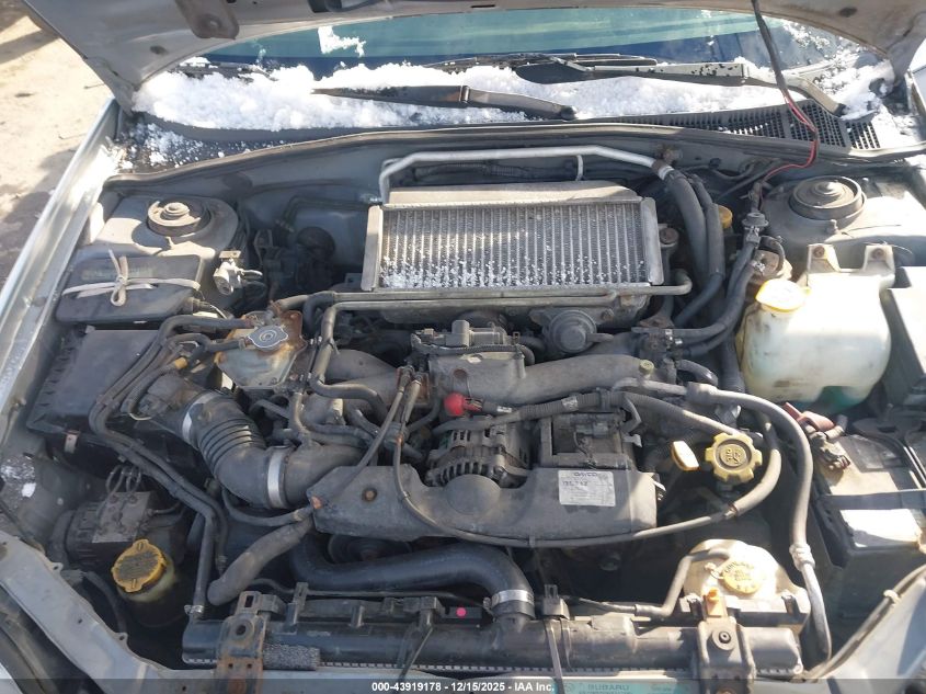 2002 Subaru Impreza Wrx VIN: JF1GD29602G527929 Lot: 43919178