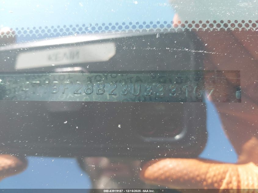 2003 Toyota Avalon Xls VIN: 4T1BF28B23U333107 Lot: 43919187