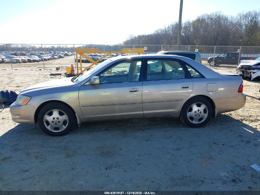 2003 Toyota Avalon Xls VIN: 4T1BF28B23U333107 Lot: 43919187