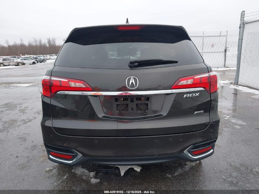 2018 Acura Rdx Advance Package VIN: 5J8TB4H74JL000293 Lot: 43919192