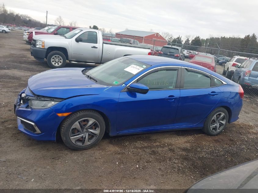 2020 Honda Civic Lx VIN: 2HGFC2F68LH563548 Lot: 43919196