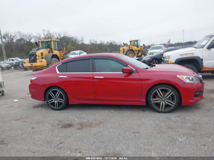 2017 Honda Accord Sport Se VIN: 1HGCR2F15HA001862 Lot: 43919202