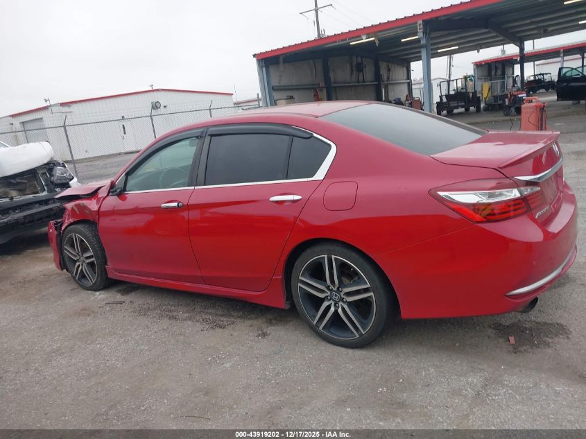 2017 Honda Accord Sport Se VIN: 1HGCR2F15HA001862 Lot: 43919202