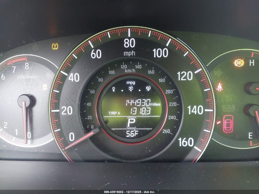 2017 Honda Accord Sport Se VIN: 1HGCR2F15HA001862 Lot: 43919202