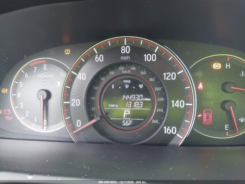 2017 Honda Accord Sport Se VIN: 1HGCR2F15HA001862 Lot: 43919202