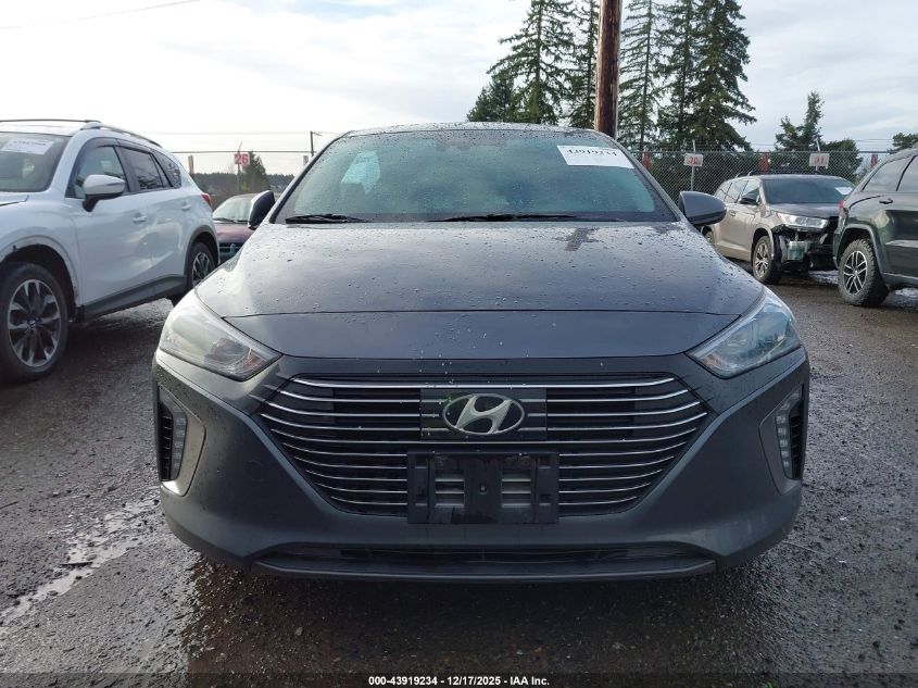 2019 Hyundai Ioniq Hybrid Sel VIN: KMHC75LC2KU114696 Lot: 43919234