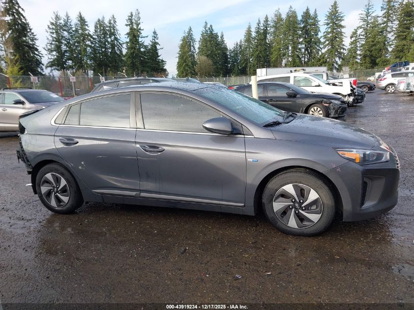 2019 Hyundai Ioniq Hybrid Sel VIN: KMHC75LC2KU114696 Lot: 43919234