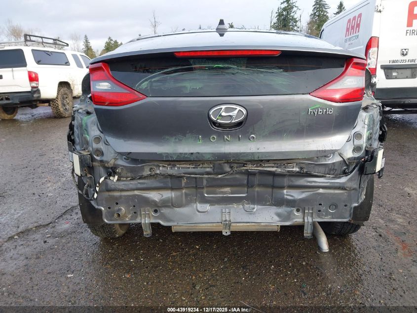 2019 Hyundai Ioniq Hybrid Sel VIN: KMHC75LC2KU114696 Lot: 43919234