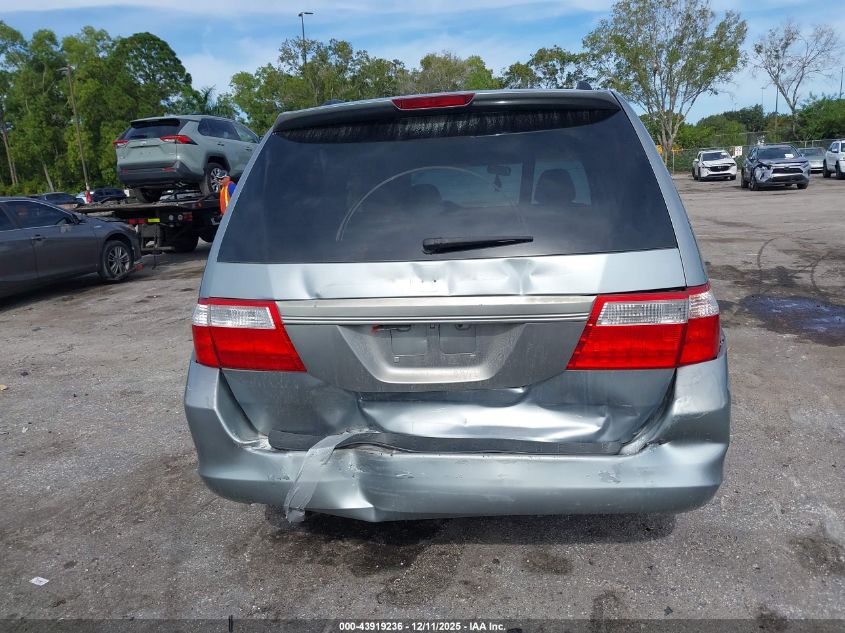 2006 Honda Odyssey Ex-L VIN: 5FNRL38616B114432 Lot: 43919236