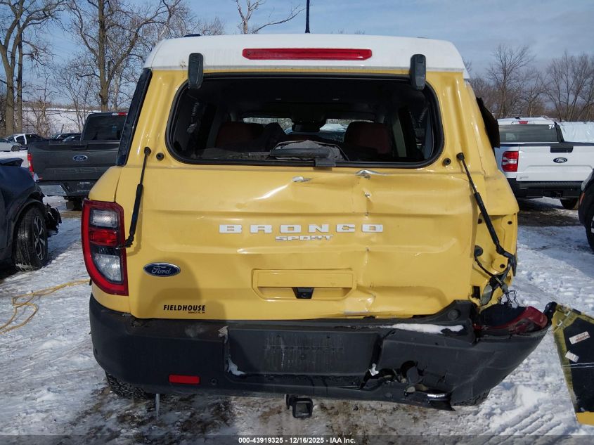 2023 Ford Bronco Sport Heritage Limited VIN: 3FMCR9H99PRD17730 Lot: 43919325