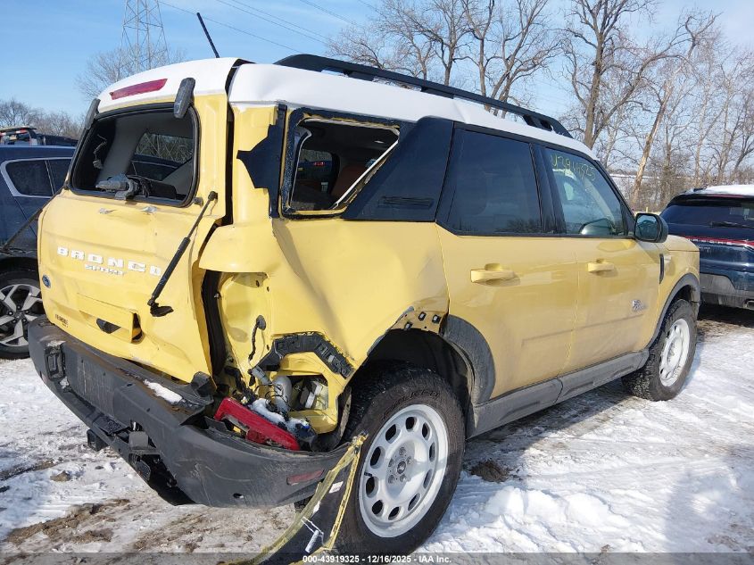 2023 Ford Bronco Sport Heritage Limited VIN: 3FMCR9H99PRD17730 Lot: 43919325