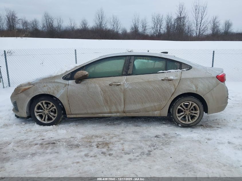 2019 Chevrolet Cruze Ls VIN: 1G1BC5SM2K7108832 Lot: 43919343