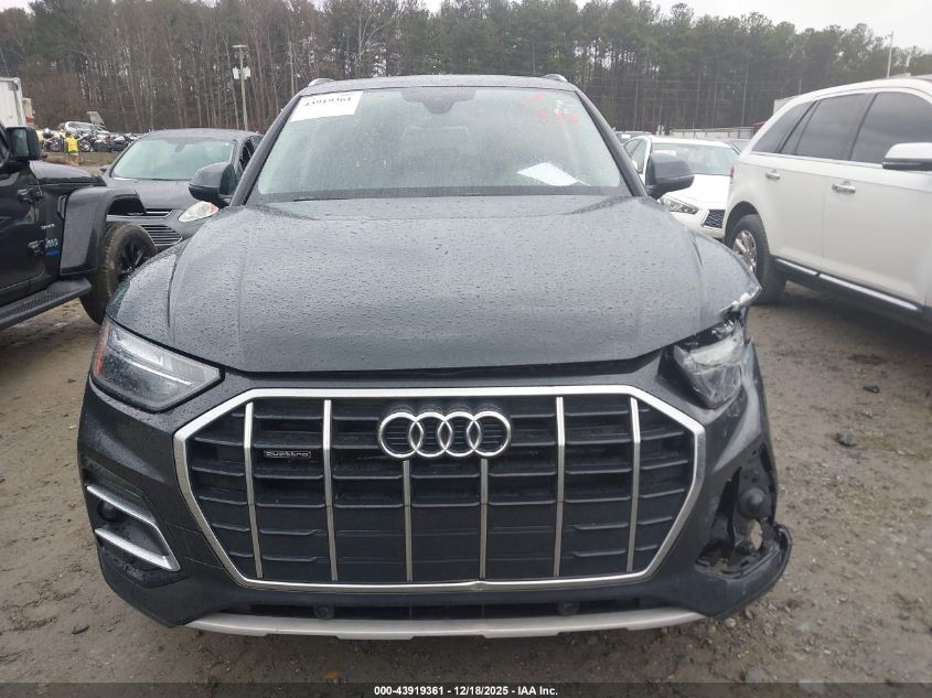 2021 Audi Q5 Premium 45 Tfsi Quattro S Tronic VIN: WA1AAAFY2M2060841 Lot: 43919361