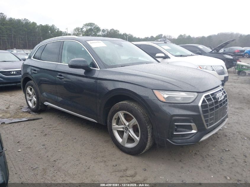 2021 Audi Q5 Premium 45 Tfsi Quattro S Tronic VIN: WA1AAAFY2M2060841 Lot: 43919361