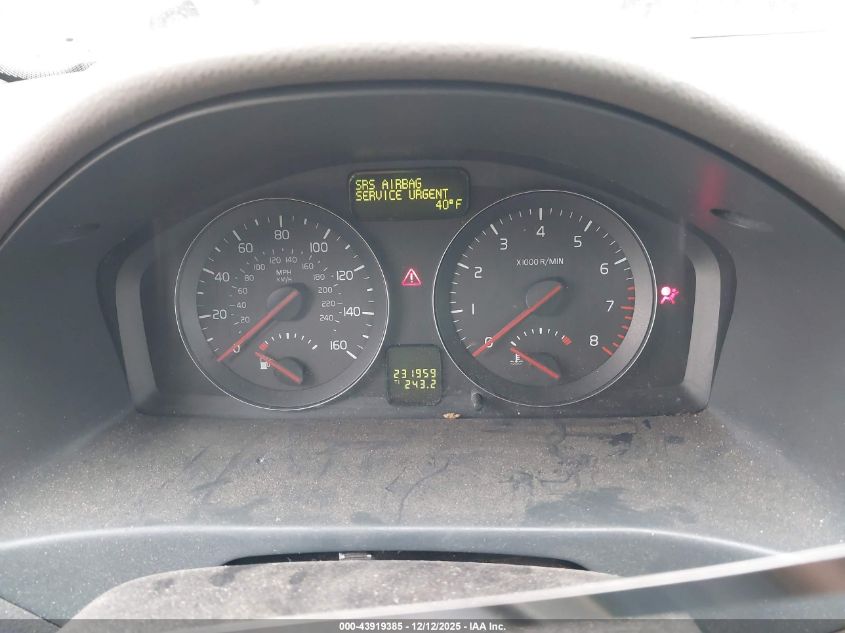 2008 Volvo S40 2.4I VIN: YV1MS382582375041 Lot: 43919385