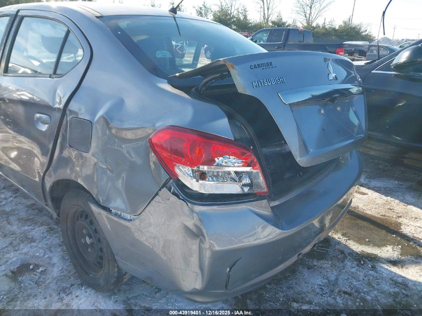 2018 Mitsubishi Mirage G4 Es VIN: ML32F3FJXJHF15797 Lot: 43919401