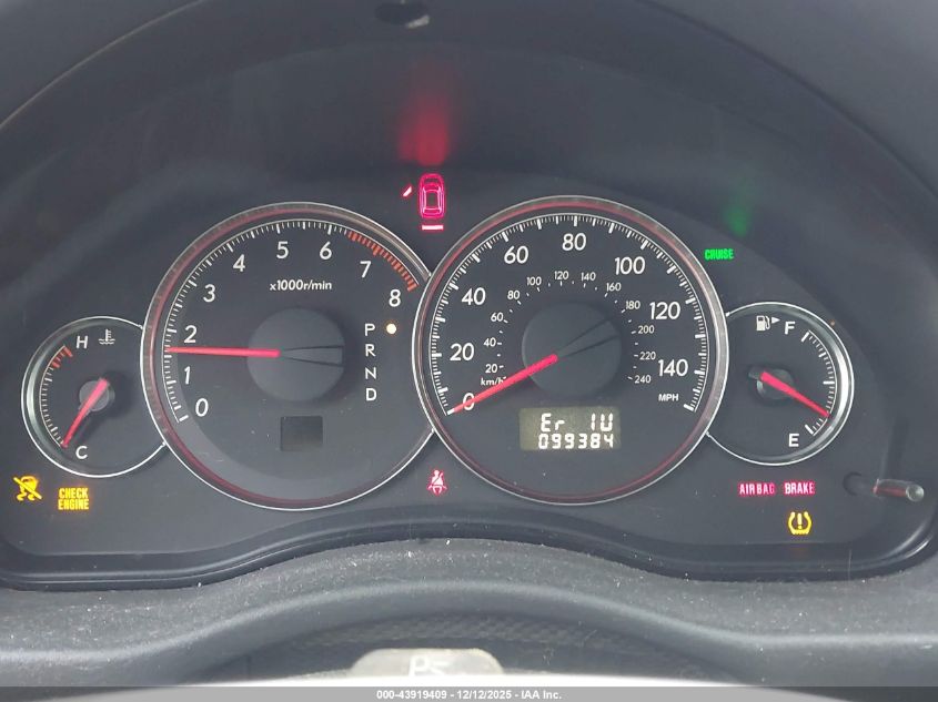 2009 Subaru Legacy 2.5I VIN: 4S3BL616897230251 Lot: 43919409