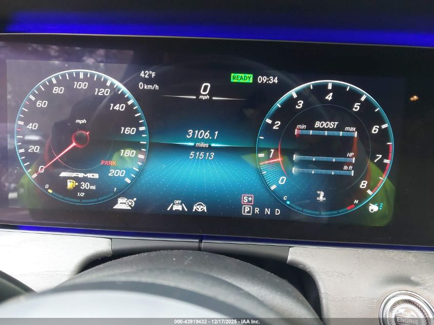 2020 Mercedes-Benz Amg Gt 53 4-Door Coupe VIN: WDD7X6BB2LA013882 Lot: 43919432