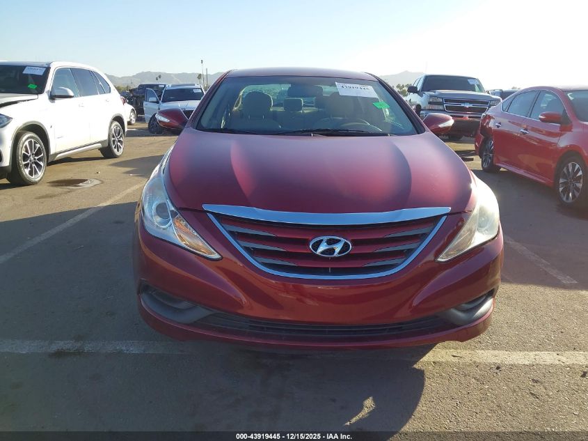 2014 Hyundai Sonata Gls VIN: 5NPEB4AC2EH948006 Lot: 43919445
