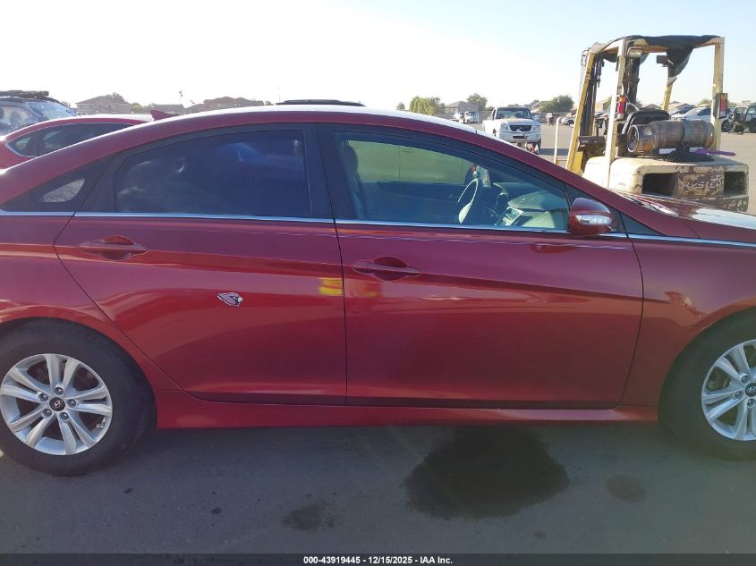 2014 Hyundai Sonata Gls VIN: 5NPEB4AC2EH948006 Lot: 43919445