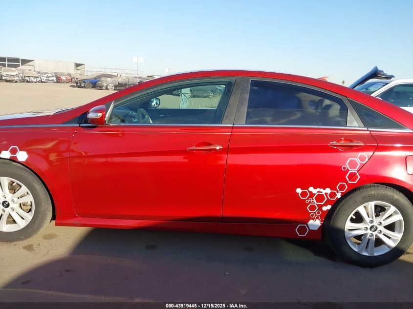 2014 Hyundai Sonata Gls VIN: 5NPEB4AC2EH948006 Lot: 43919445