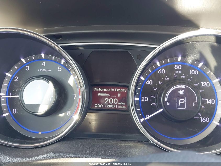 2014 Hyundai Sonata Gls VIN: 5NPEB4AC2EH948006 Lot: 43919445