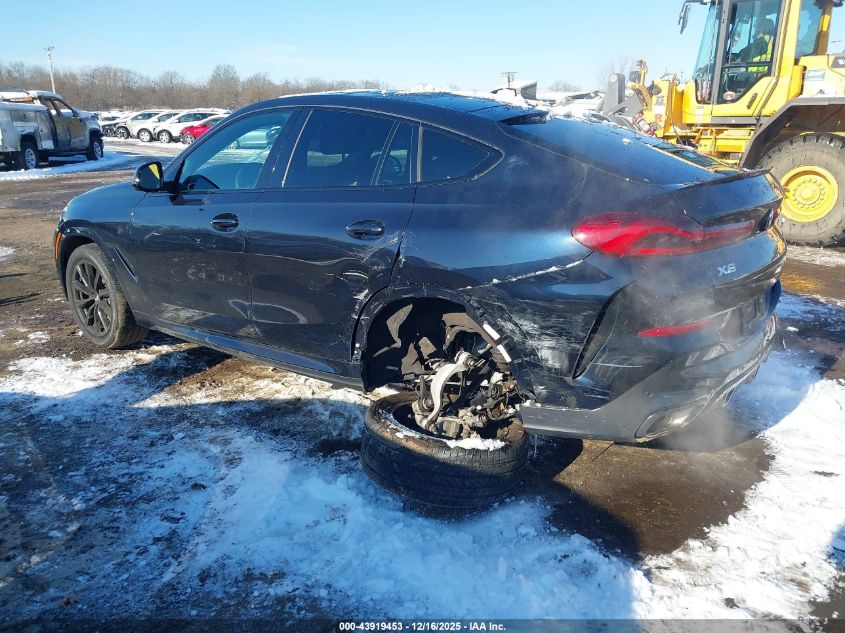 2023 BMW X6 xDrive40I VIN: 5UXCY6C06P9P90638 Lot: 43919453