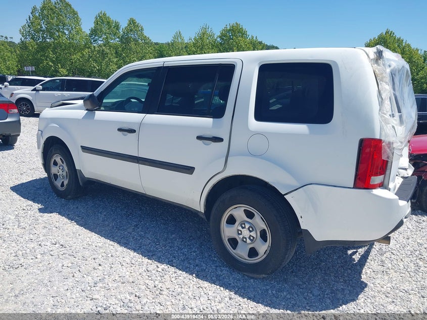 Vin: 5fnyf4h2xcb052336, lot: 44415062, honda pilot lx 20123