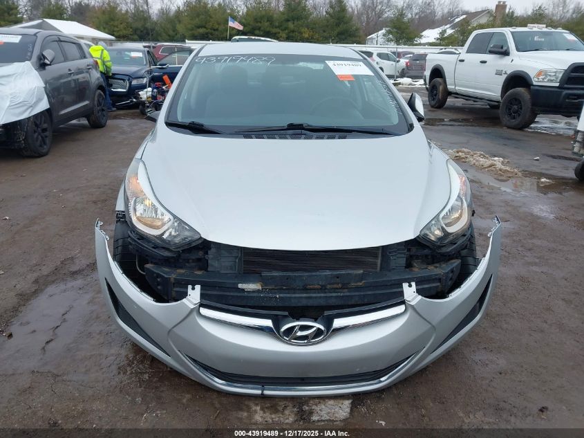 2016 Hyundai Elantra Se VIN: 5NPDH4AE0GH719533 Lot: 43919489