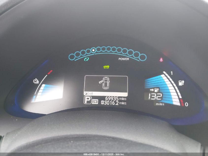 2017 Nissan Leaf S VIN: 1N4BZ0CP3HC308156 Lot: 43919491