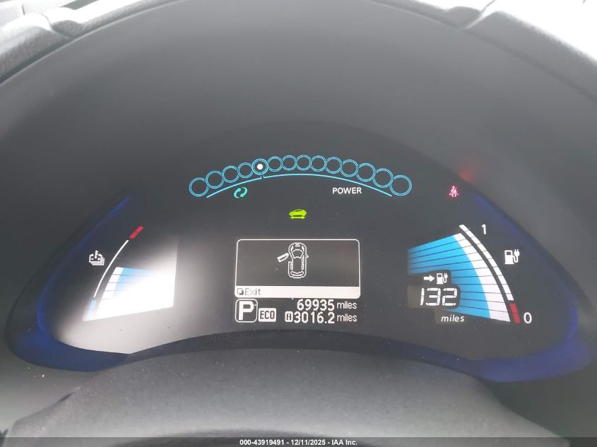 2017 Nissan Leaf S VIN: 1N4BZ0CP3HC308156 Lot: 43919491