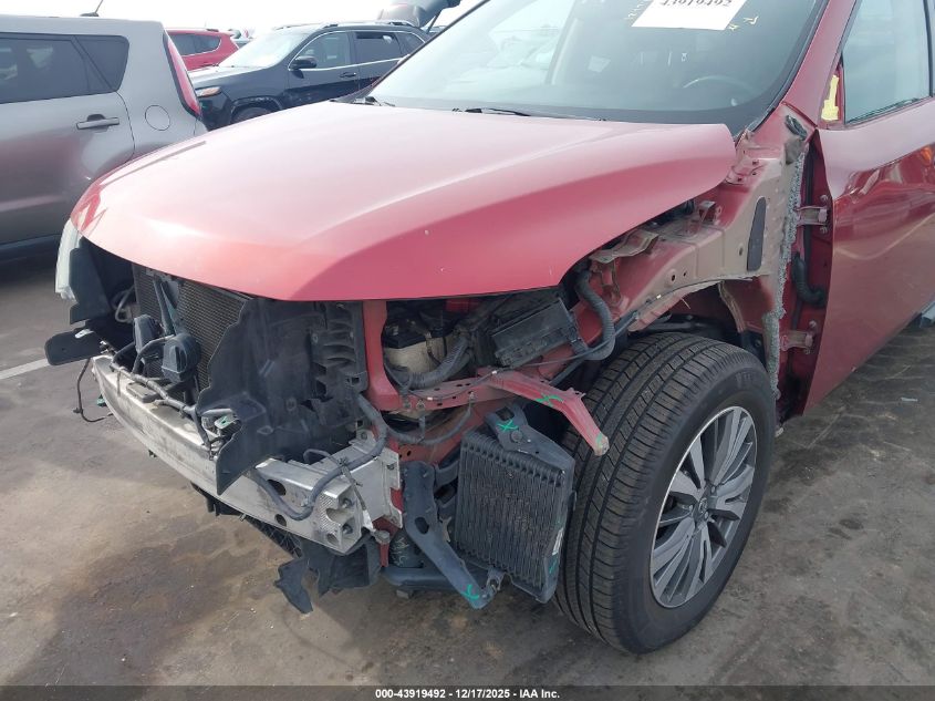 2017 Nissan Pathfinder Sv VIN: 5N1DR2MN4HC634524 Lot: 43919492