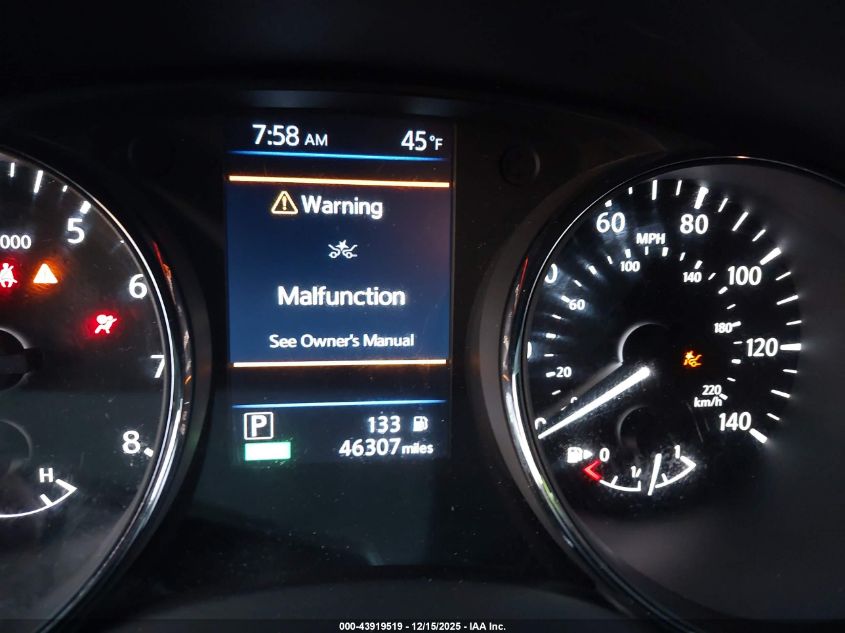 2020 Nissan Rogue S Fwd VIN: 5N1AT2MT2LC753605 Lot: 43919519