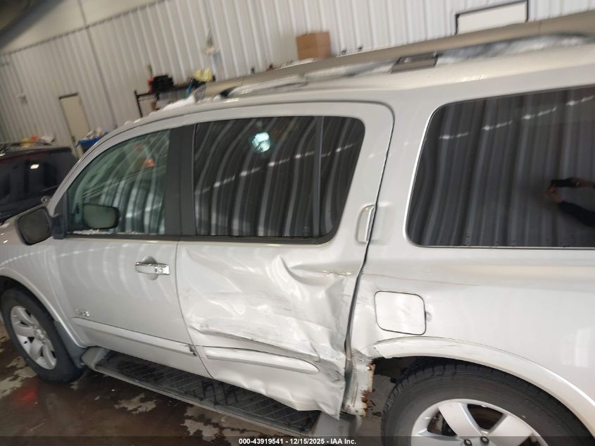 2008 Nissan Armada Le VIN: 5N1BA08CX8N603228 Lot: 43919541