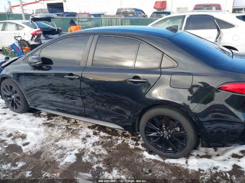 2022 Toyota Corolla Se Nightshade Edition VIN: 5YFS4MCE2NP122769 Lot: 43919551