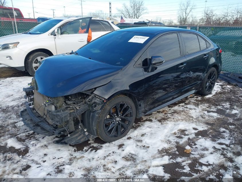 2022 Toyota Corolla Se Nightshade Edition VIN: 5YFS4MCE2NP122769 Lot: 43919551