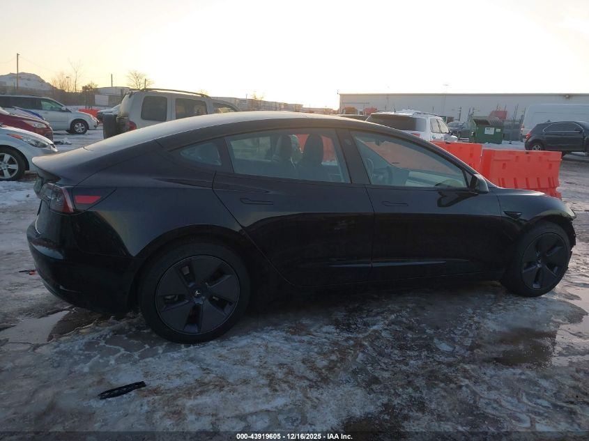 2023 Tesla Model 3 Rear-Wheel Drive VIN: 5YJ3E1EA7PF555920 Lot: 43919605