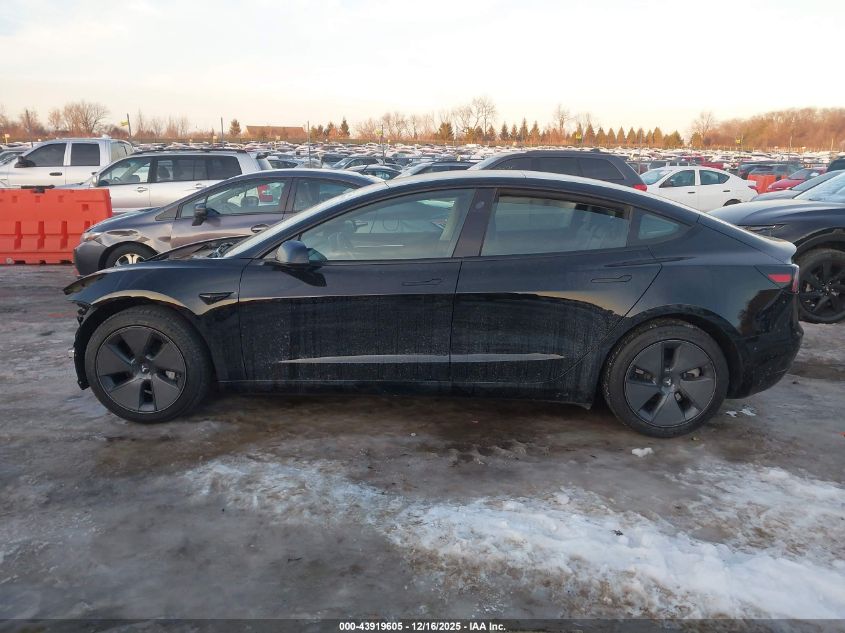 2023 Tesla Model 3 Rear-Wheel Drive VIN: 5YJ3E1EA7PF555920 Lot: 43919605