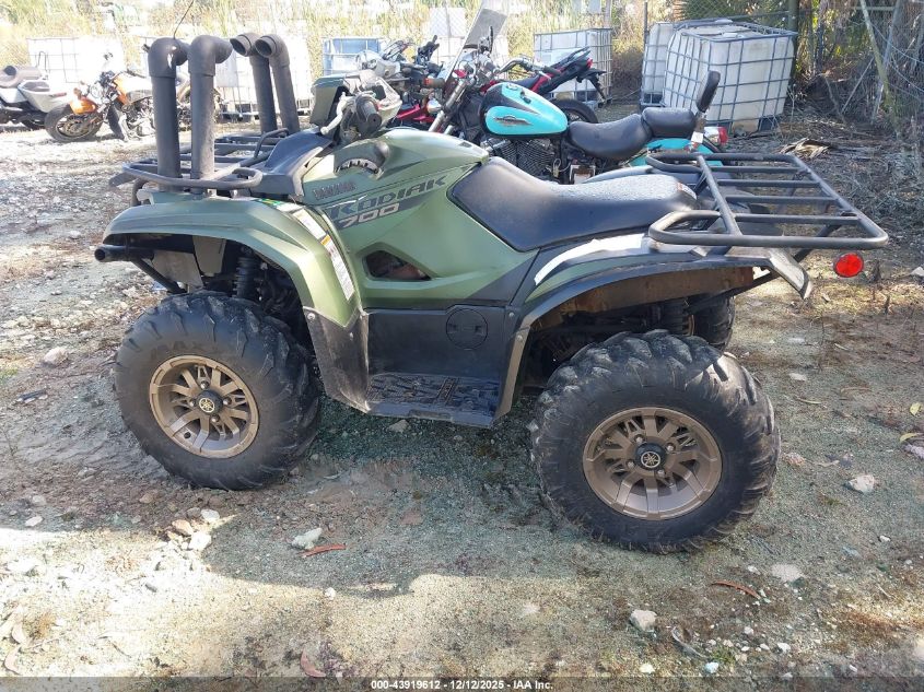 2021 Yamaha Yfm700 VIN: 5Y4AMH730MA103966 Lot: 43919612