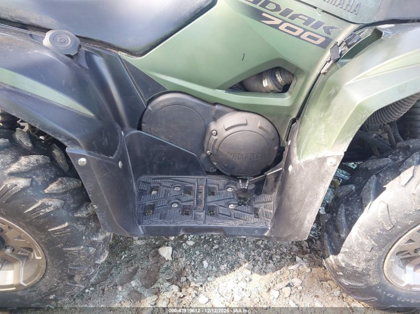 2021 Yamaha Yfm700 VIN: 5Y4AMH730MA103966 Lot: 43919612