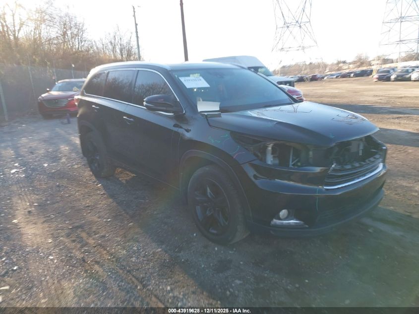 TOYOTA HIGHLANDER LIMITED PLATINUM V6