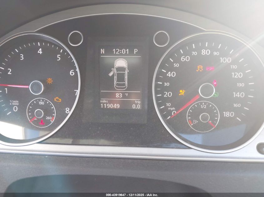 2013 Volkswagen Cc 2.0T Sport Plus VIN: WVWBP7AN2DE503254 Lot: 43919647