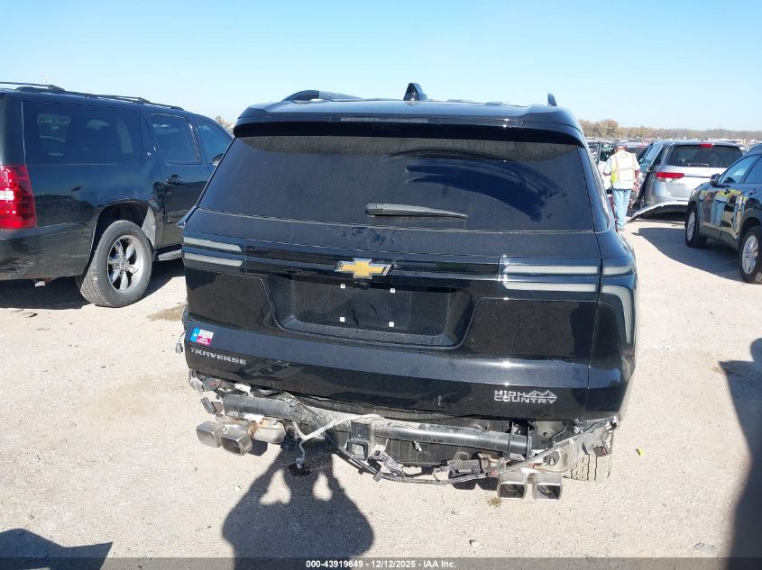 2025 Chevrolet Traverse Fwd High Country VIN: 1GNERKRS8SJ185673 Lot: 43919649
