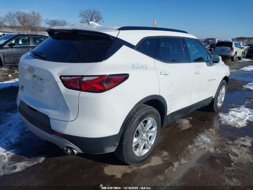 2020 Chevrolet Blazer Fwd 2Lt VIN: 3GNKBCRSXLS700458 Lot: 43919654