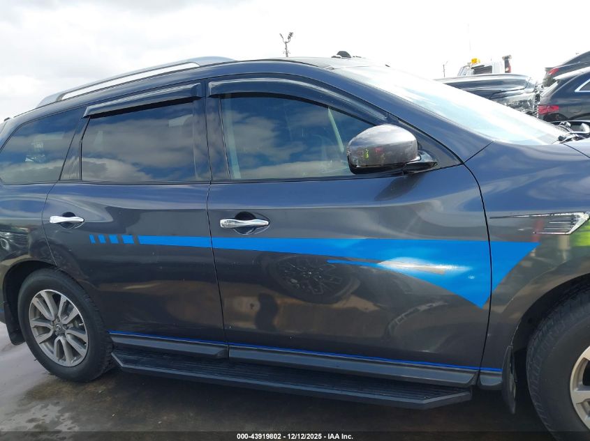 2014 Nissan Pathfinder Sv VIN: 5N1AR2MN8EC727450 Lot: 43919802