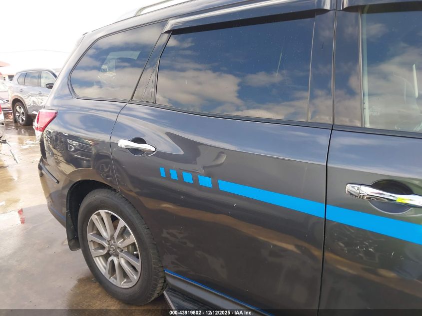 2014 Nissan Pathfinder Sv VIN: 5N1AR2MN8EC727450 Lot: 43919802