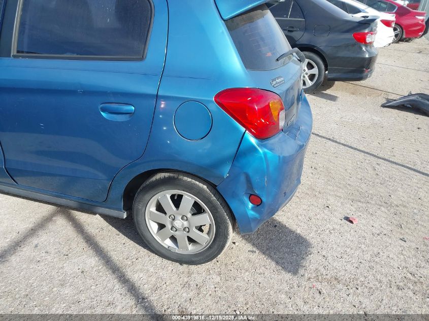 2015 Mitsubishi Mirage Es VIN: ML32A4HJ1FH007482 Lot: 43919816