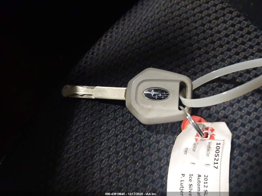 2012 Subaru Forester 2.5X VIN: JF2SHABC6CH426586 Lot: 43919840