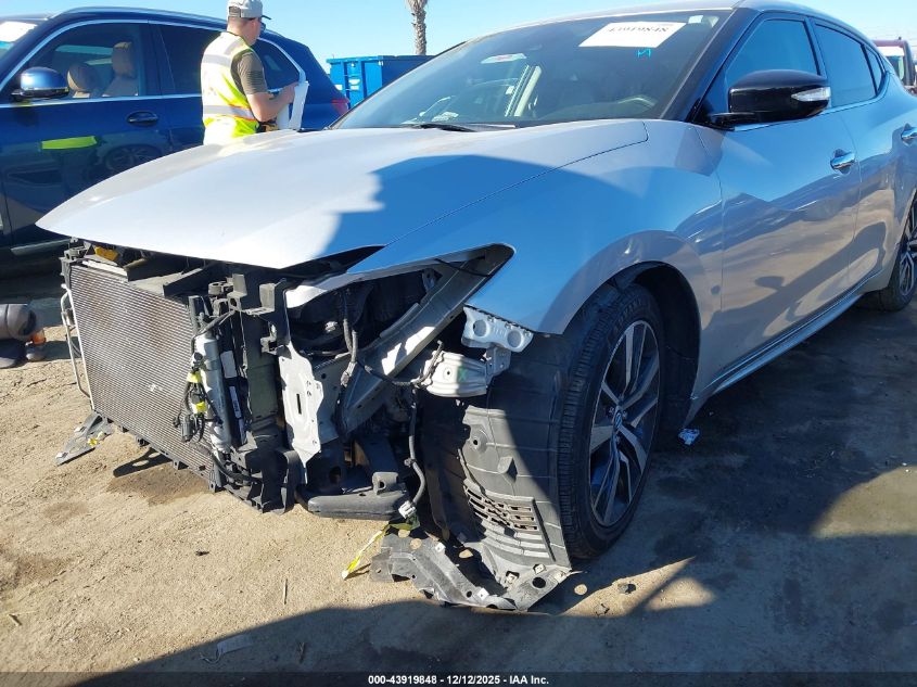 2020 Nissan Maxima Sv Xtronic Cvt VIN: 1N4AA6CV9LC382324 Lot: 43919848